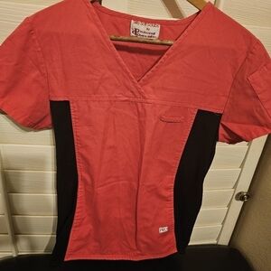 Ladies silky soft scrubs top